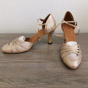 Elegant Gold Heels for Women